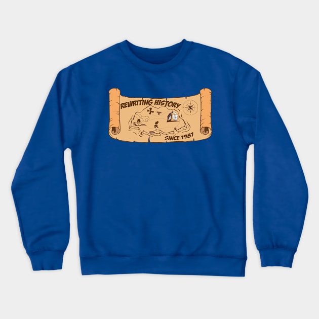 History of Ducks Crewneck Sweatshirt by GarBear Designs